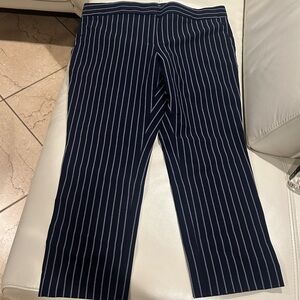 Ann Taylor Women  Dark Blue Pinstripe Pants